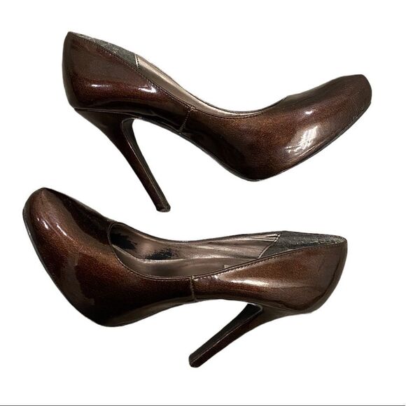Steve madden Evva Brown Burgundy Stiletto Heels Pumps, Size 6 Womens - Picture 1 of 11